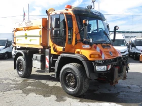 Mercedes-Benz UNIMOG U500 САМОСВАЛ+ ЧЕТКА+ ПЕСАКАР+ ГРЕБЛО ЗА СНЯГ, снимка 6