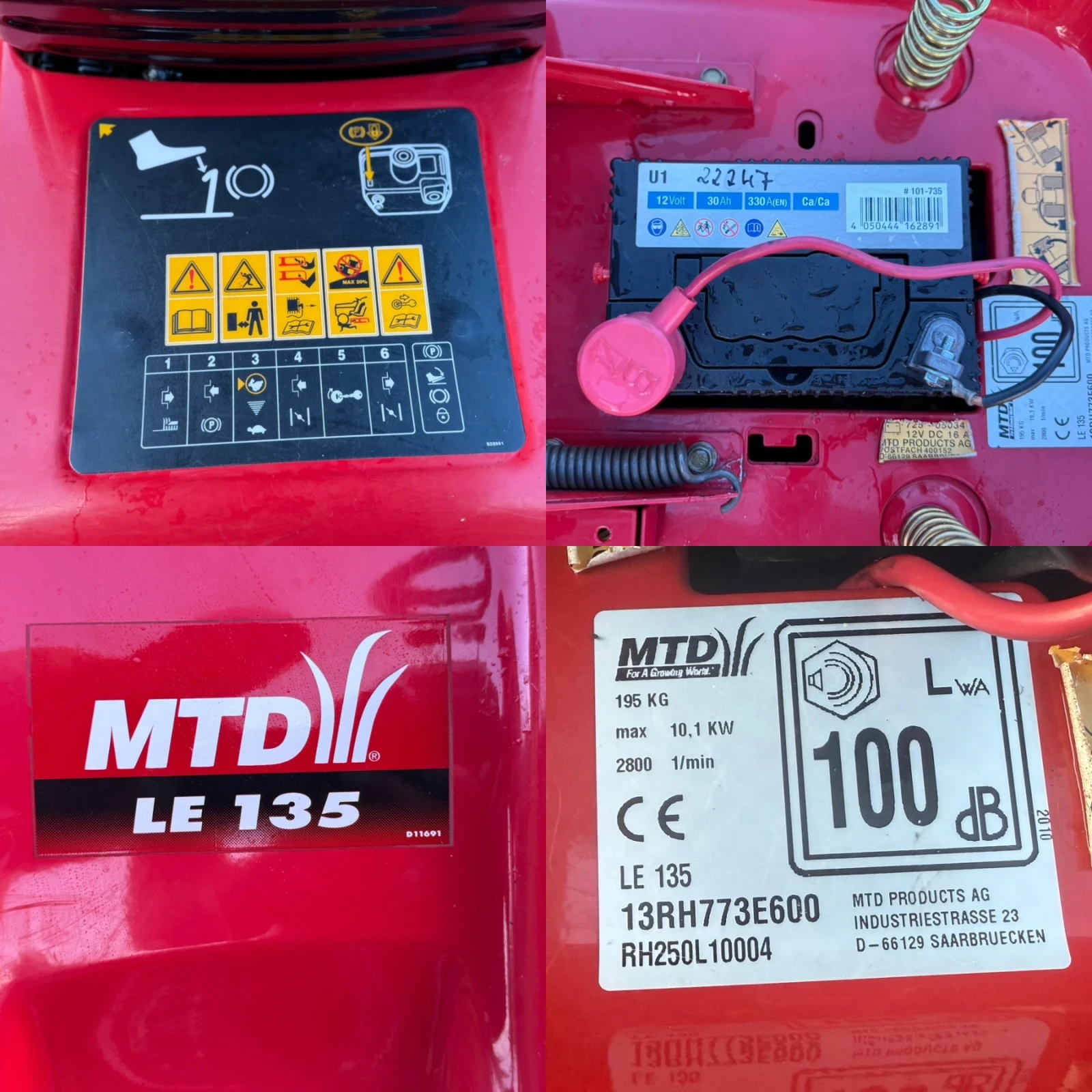 Сенокосачка Друга марка MTD LE135, снимка 10 - Селскостопанска техника - 55044850