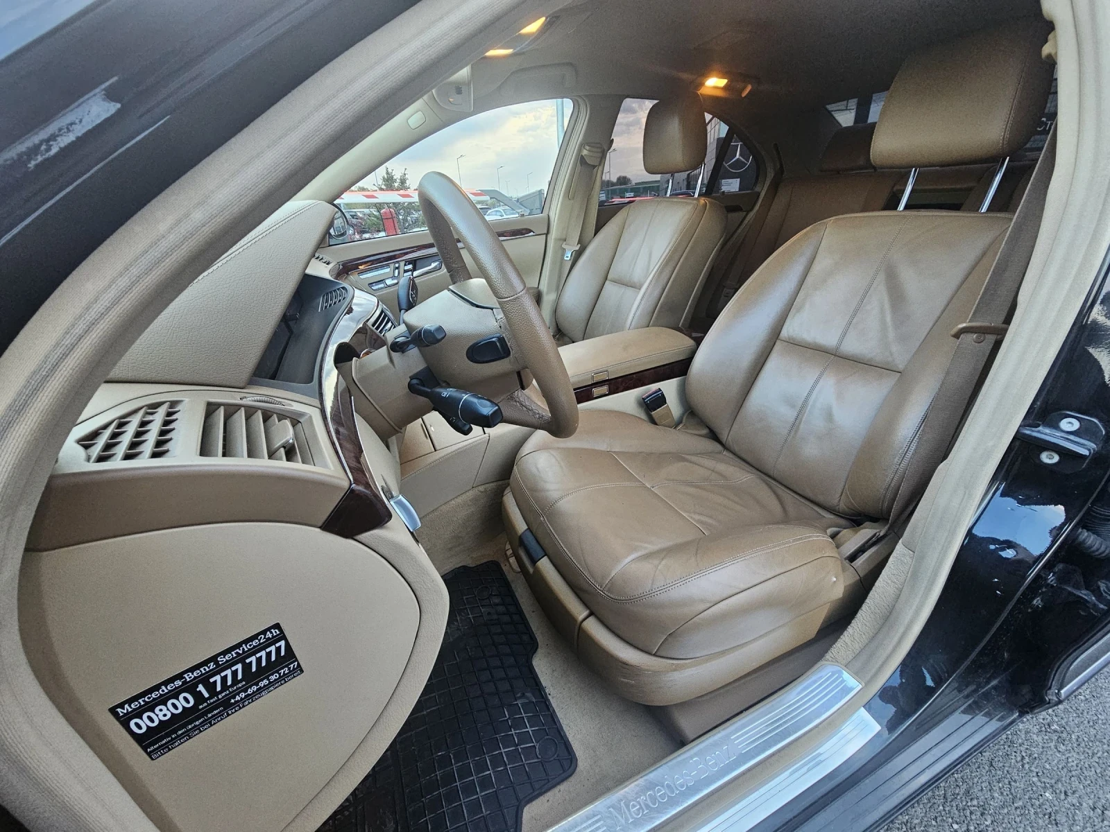 Mercedes-Benz S 500 S450L 4MATIC V8 ГАЗ, Сервизна книжка, Масаж - изображение 9