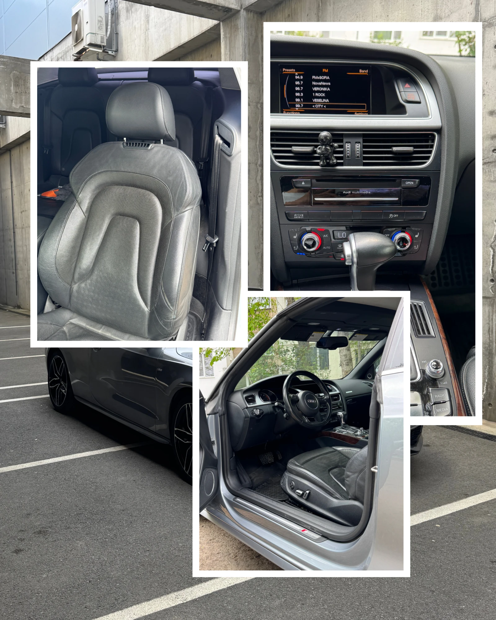 Audi A5 QUATTRO / B&O / 8ZF / 95000 КМ / ОБДУХ., снимка 7 - Автомобили и джипове - 54177087