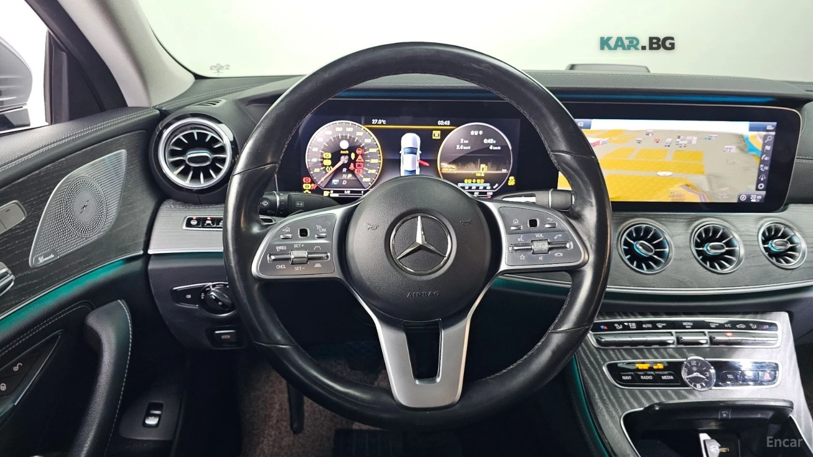 Mercedes-Benz CLS 450 4MATIC* КОЖА* ОБДУХВ* НАВИ* ПАНО, снимка 12 - Автомобили и джипове - 55327823