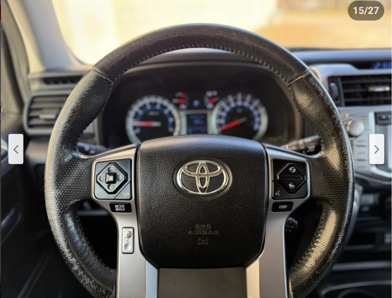 Toyota 4runner ПОДГРЕВ* КАМЕРА* КЕЙЛЕС* АВТОПИЛОТ* , снимка 9 - Автомобили и джипове - 52593393