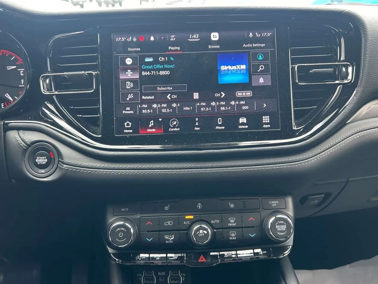 Dodge Durango * GT * CARFAX * ЦЕНА ДО БГ, снимка 14 - Автомобили и джипове - 54267838