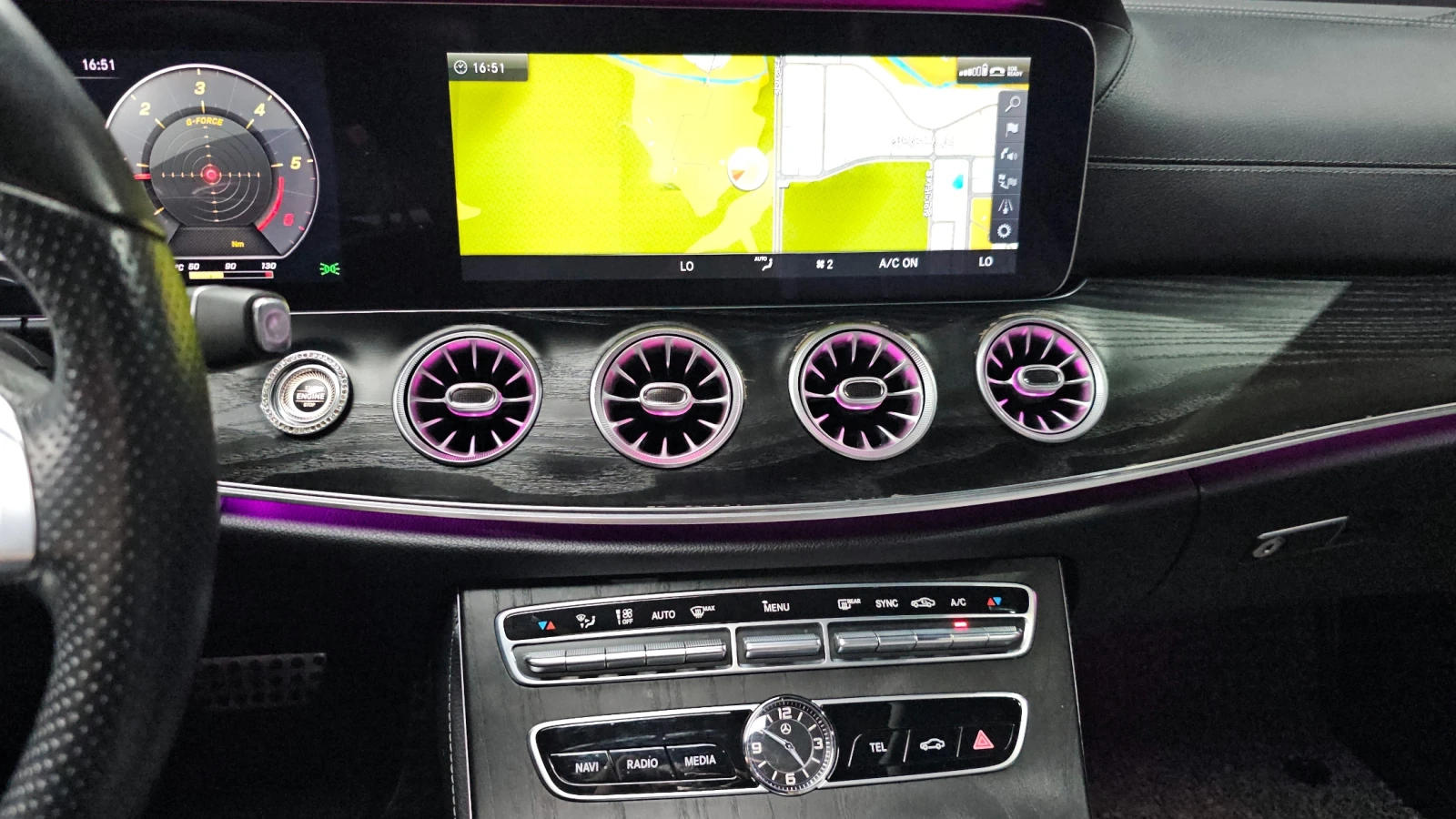 Mercedes-Benz E 220 AMG PK* HUD* BURMASTER* KEYLESS* DIGITAL* КРАЙНА Ц, снимка 11 - Автомобили и джипове - 55091207