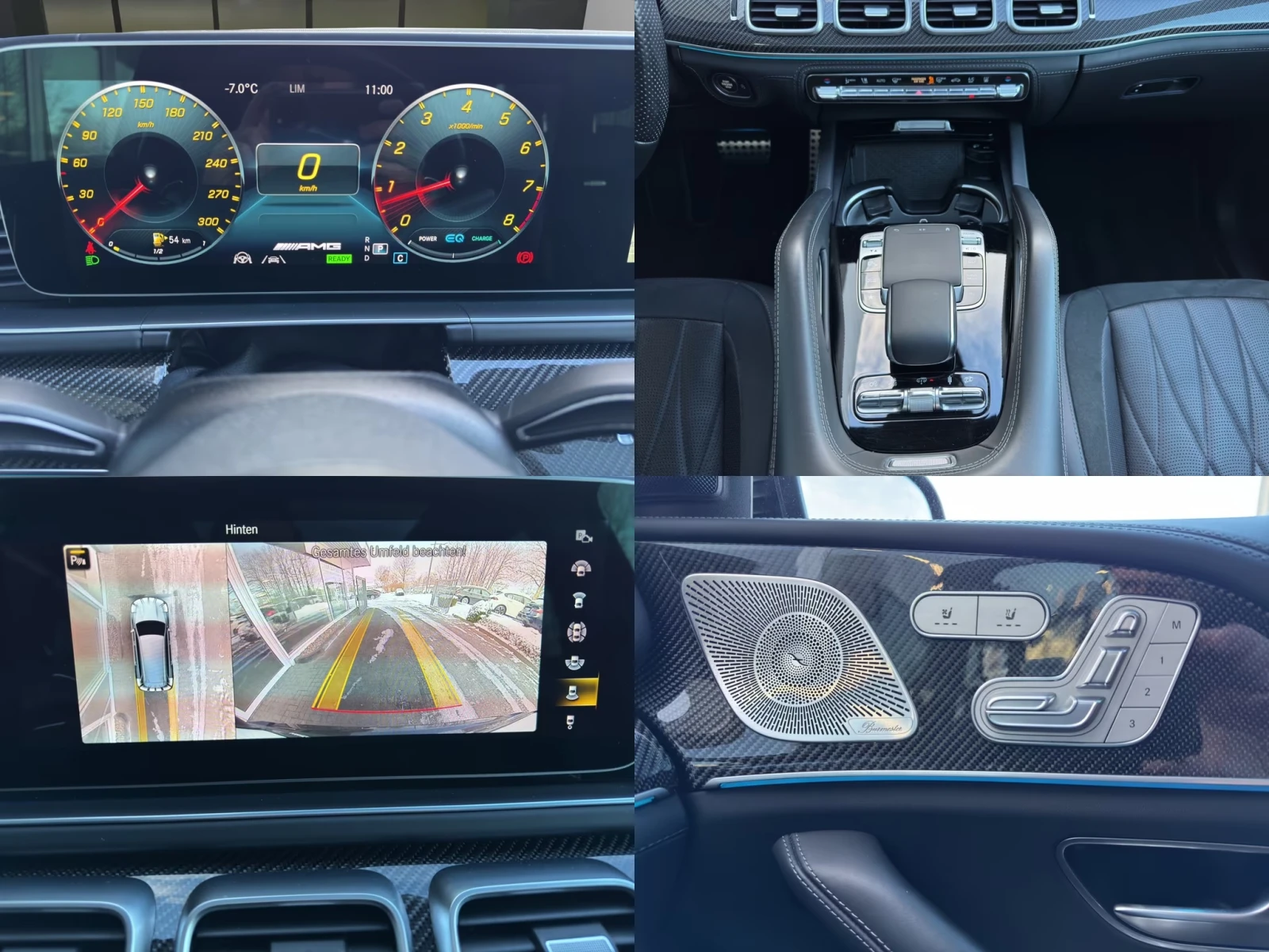 Mercedes-Benz GLS 63 AMG 4M/612HP/7S/PANO/360/BURM./332h, снимка 15 - Автомобили и джипове - 55790407