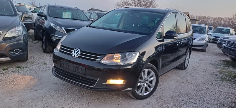 VW Sharan НАВИ КОЖА 7 МЕСТА, снимка 1 - Автомобили и джипове - 49596060