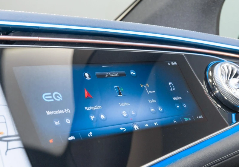 Mercedes-Benz EQE 500* 4M* HYPERSCREEN* 360CAM* BURM-3D* HEAD-UP* PA, снимка 12 - Автомобили и джипове - 53197554