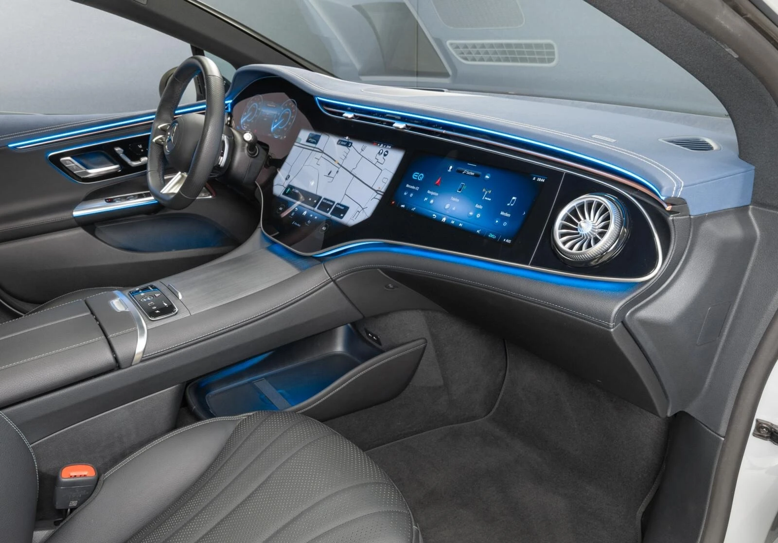 Mercedes-Benz EQE 500* 4M* HYPERSCREEN* 360CAM* BURM-3D* HEAD-UP* PA | Mobile.bg � ����������� 15