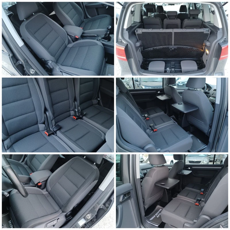 VW Touran 1.6-105 TDI! 6+ 1! 6скорости! ПОДГРЕВ , снимка 11 - Автомобили и джипове - 48803631