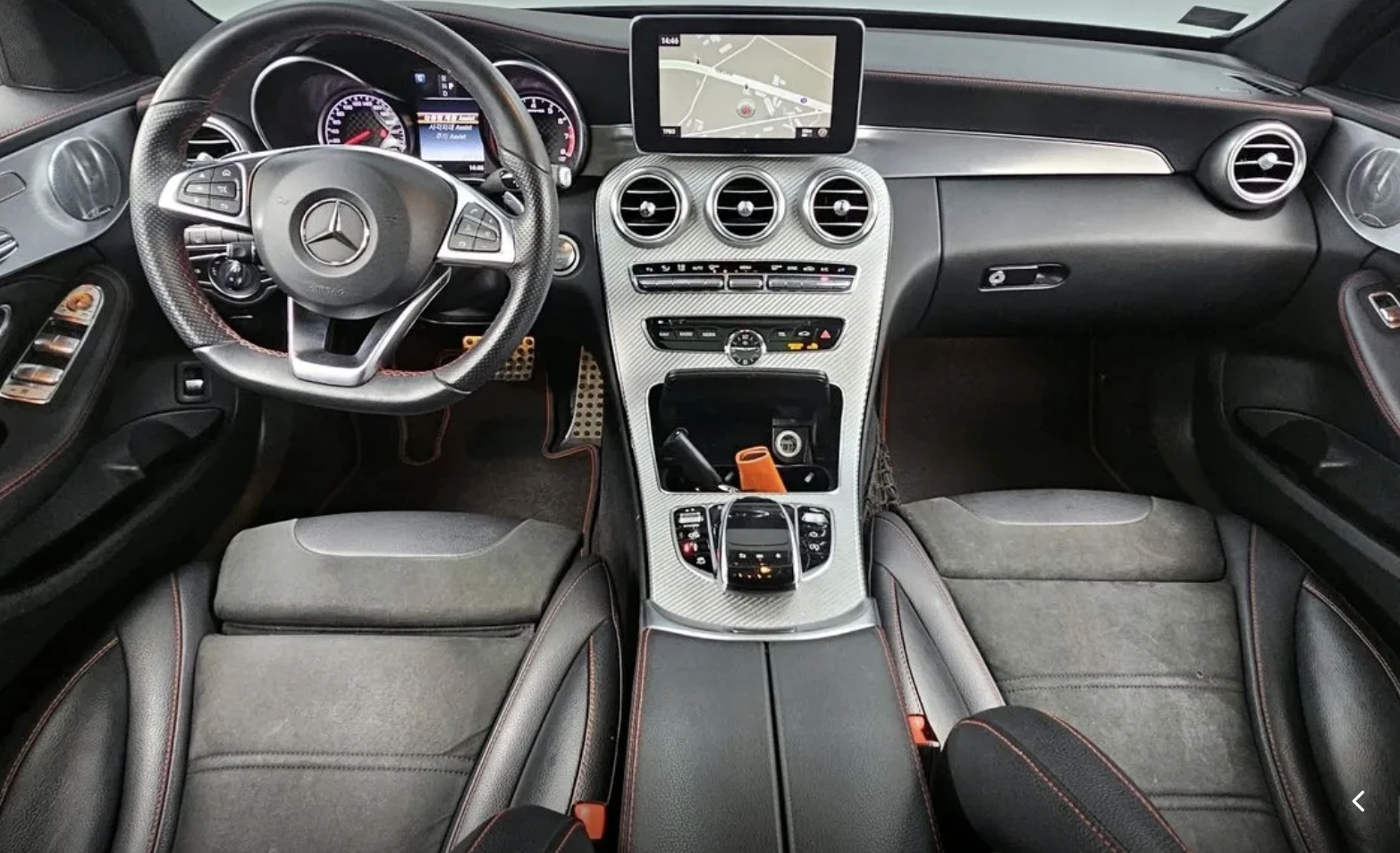 Mercedes-Benz C 43 AMG 4MATIC* КОЖА* ПОДГРЕВ* HEAD UP* PANO* НАВИ* , снимка 7 - Автомобили и джипове - 54663040
