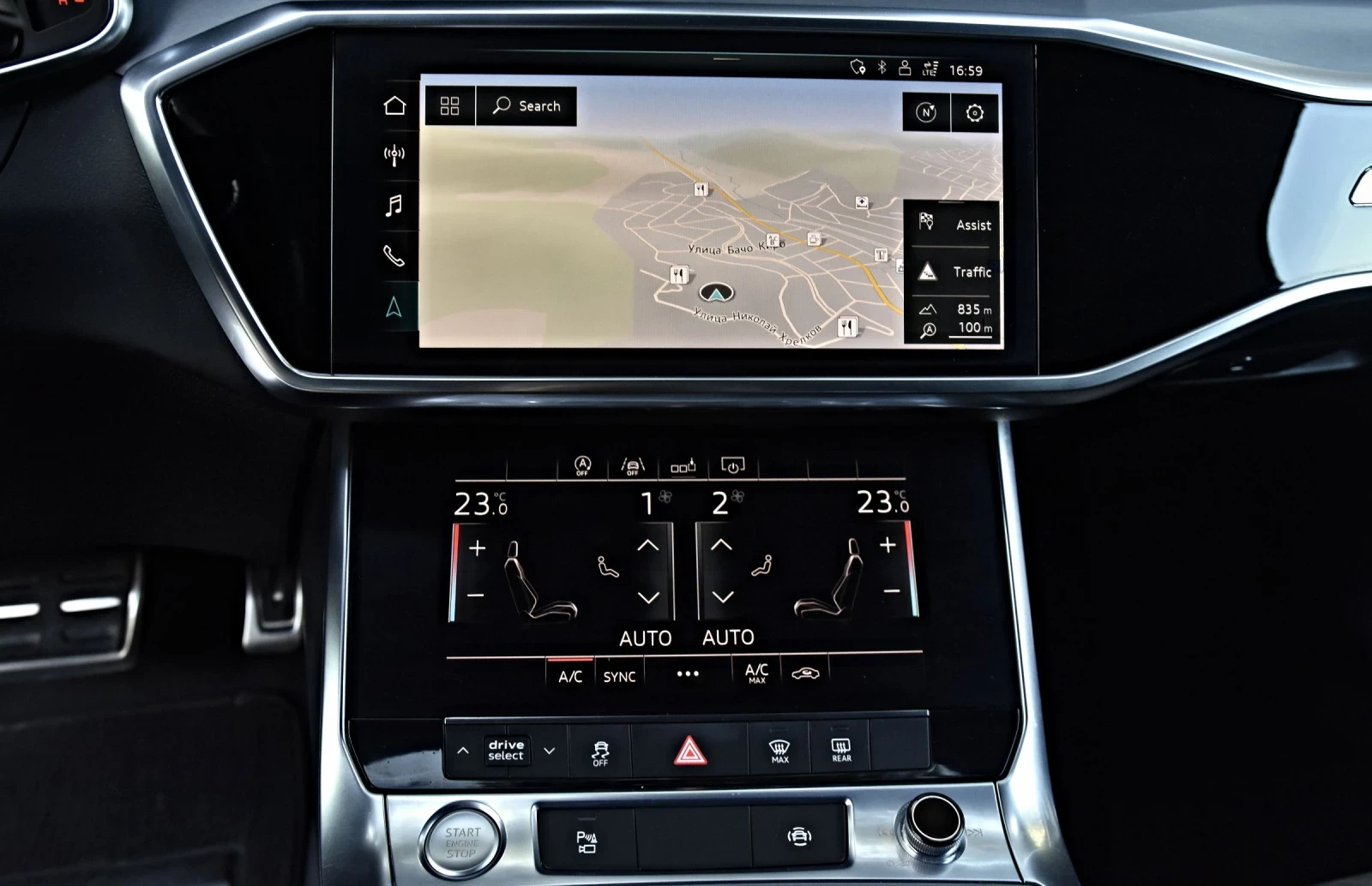 Audi A6 РЕАЛЕН ПРОБЕГ 3 TDI S LINE Bang&Olufsen, снимка 9 - Автомобили и джипове - 53969209