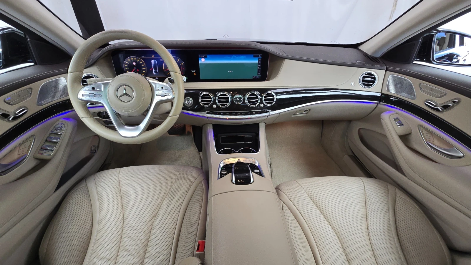 Mercedes-Benz S 560 4MATIC LONG * DIS * ОБДУХ * BURM * 360 * HUD , снимка 6 - Автомобили и джипове - 56096860