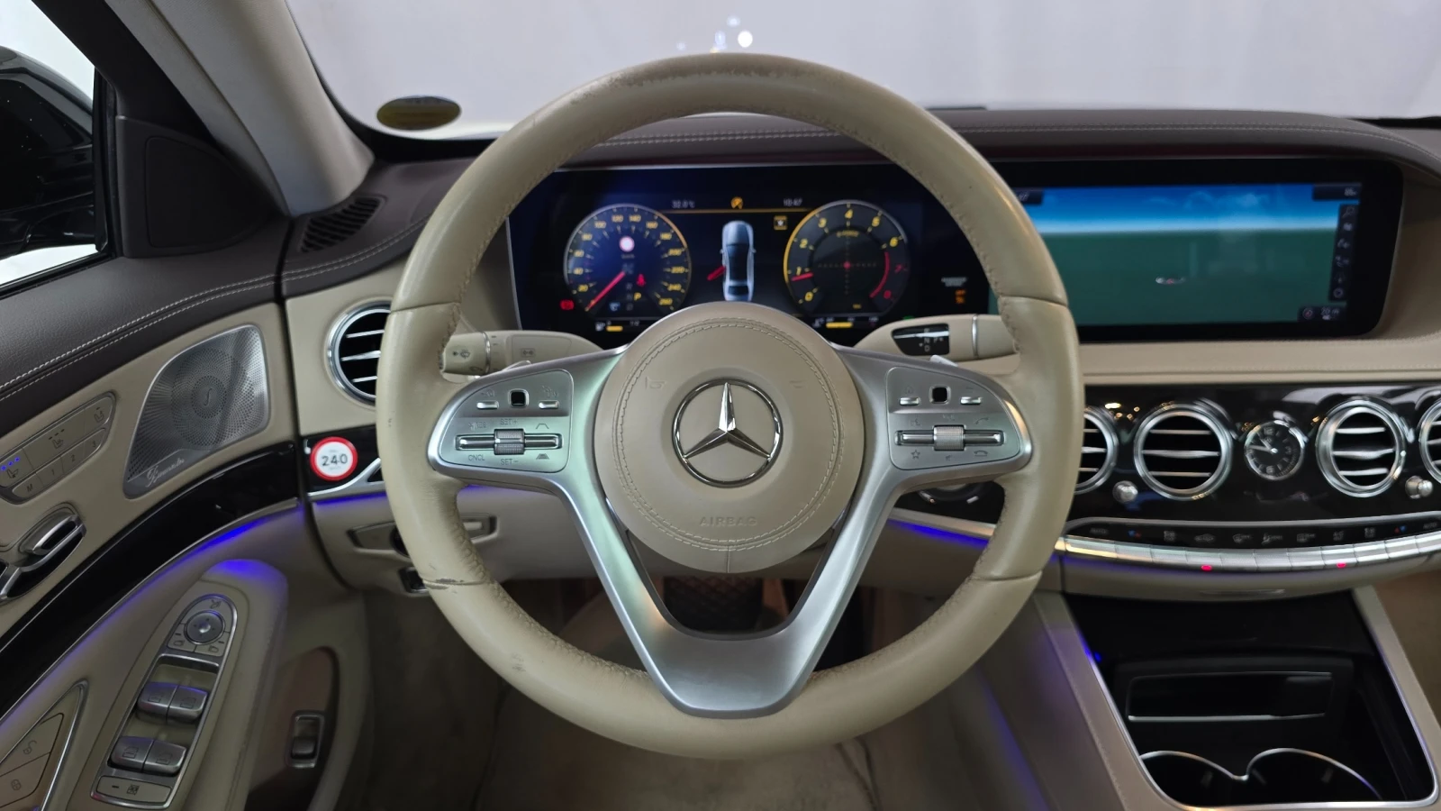 Mercedes-Benz S 560 4MATIC LONG * DIS * ОБДУХ * BURM * 360 * HUD , снимка 7 - Автомобили и джипове - 56096860