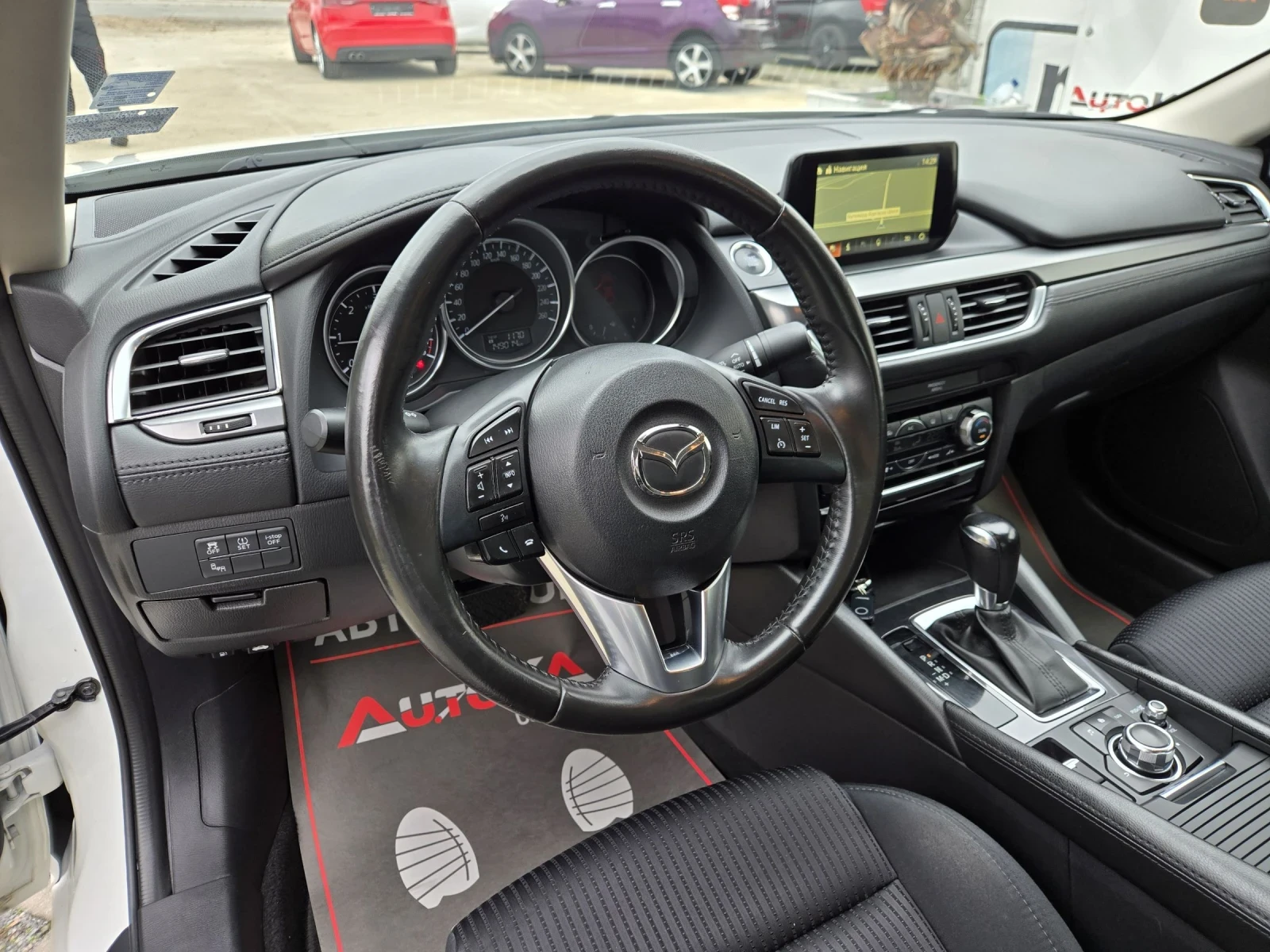 Mazda 6 2.2D-150кс= АВТОМАТ= 149.000km= FACELIFT= NAVI - изображение 8