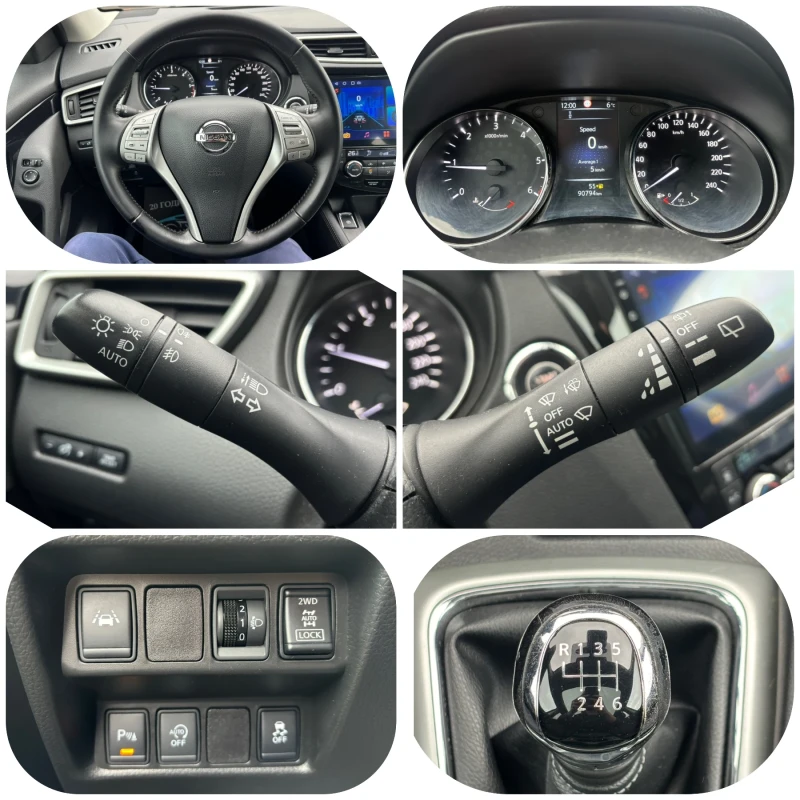 Nissan Qashqai 1.6DCI 90 000км/4x4/Панорама/NAVI, снимка 13 - Автомобили и джипове - 52590184