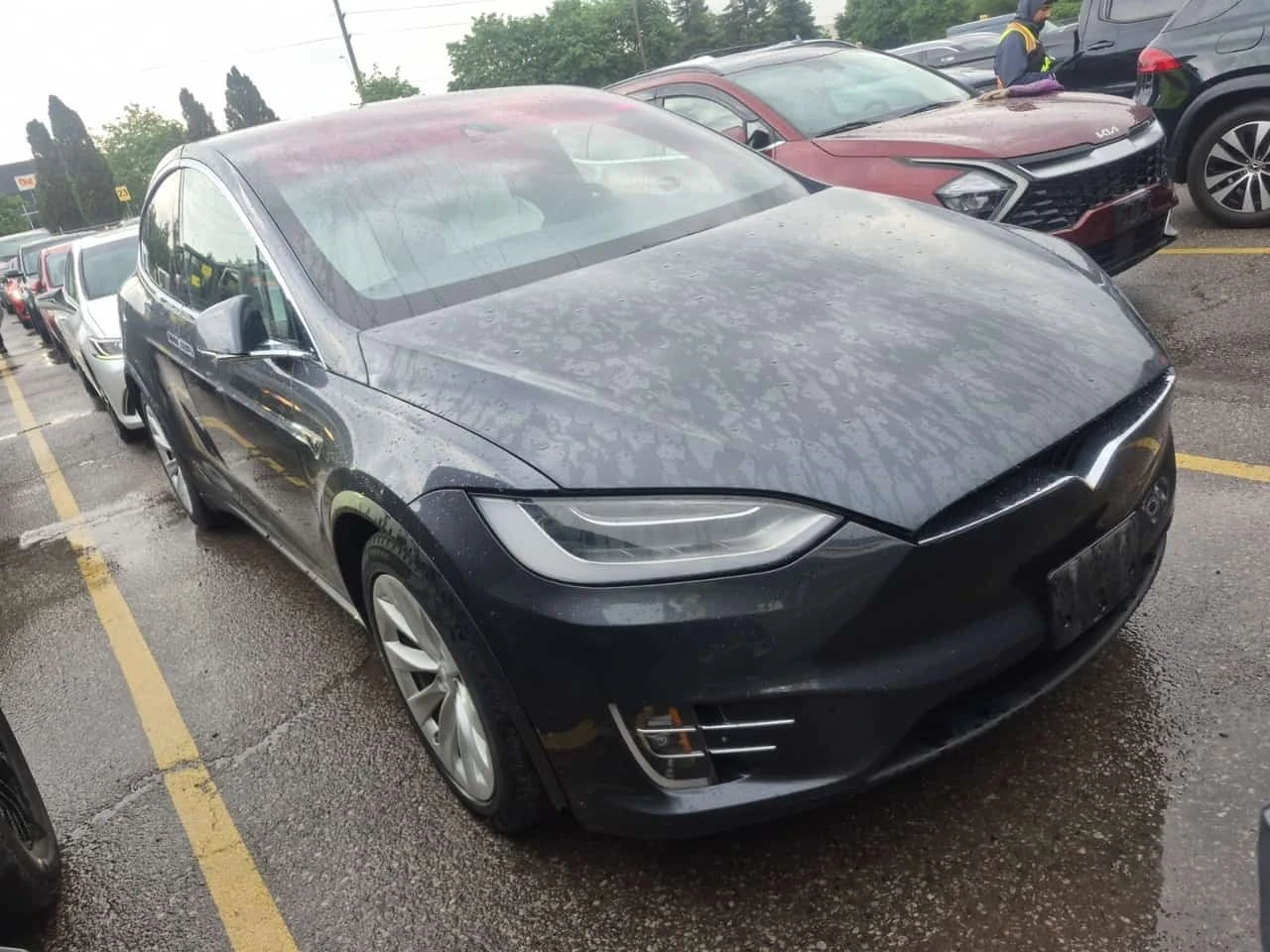 Tesla Model X * 90D * CARFAX * ОПЦИЯ ЗА ФИНАНСИРАНЕ, снимка 6 - Автомобили и джипове - 55739800