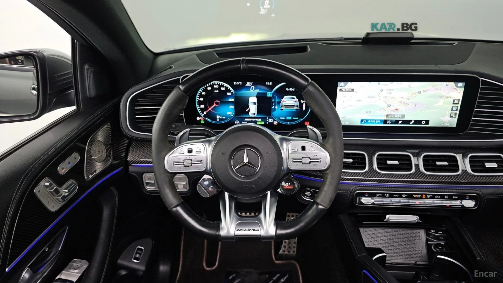 Mercedes-Benz GLE 53AMG* HUD* КОЖА* ОБДУХВ* ПАНО* 360, снимка 12 - Автомобили и джипове - 55178397
