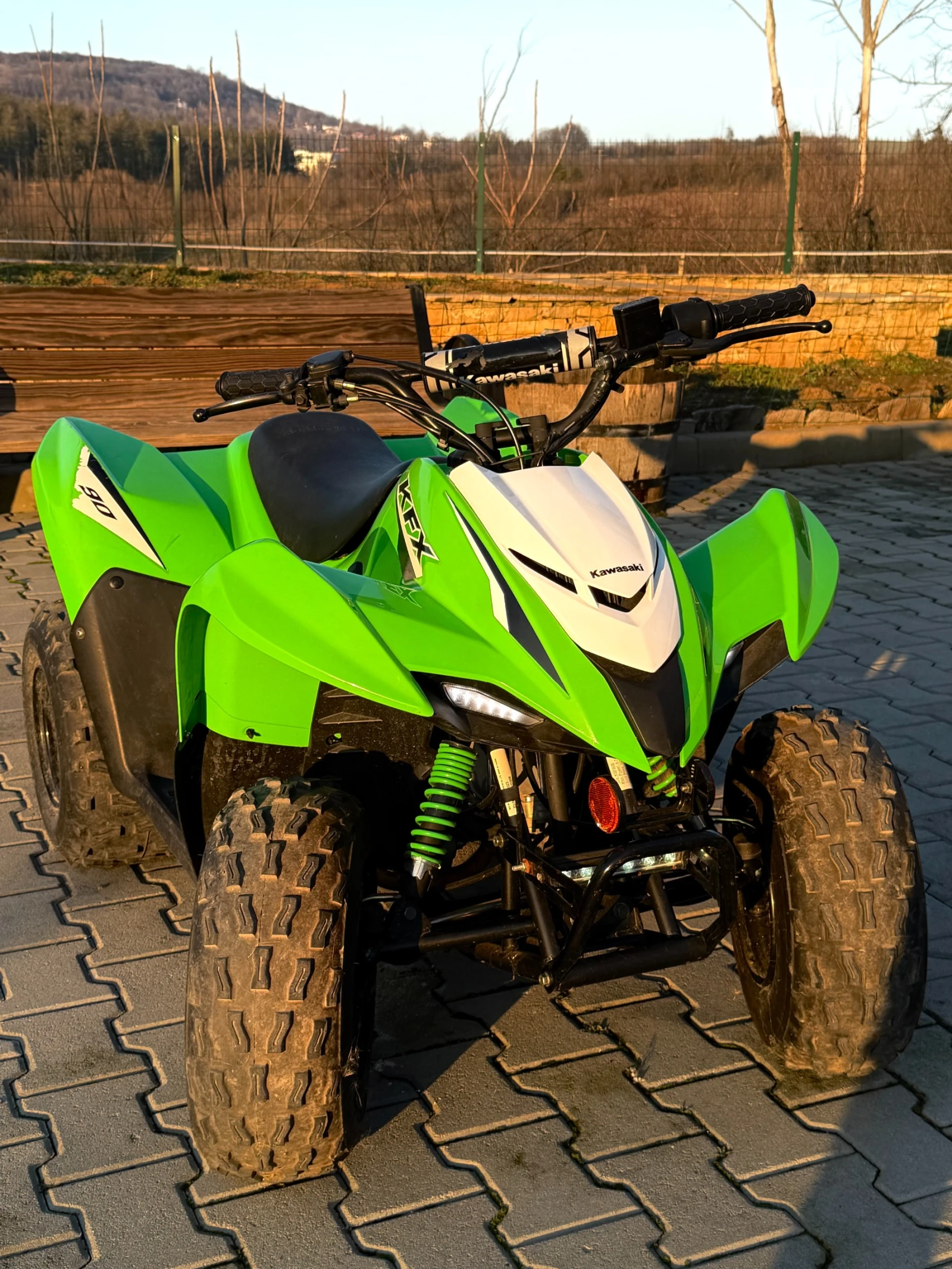 Kawasaki Kfx 90 куб.см (детско ATV) - изображение 2