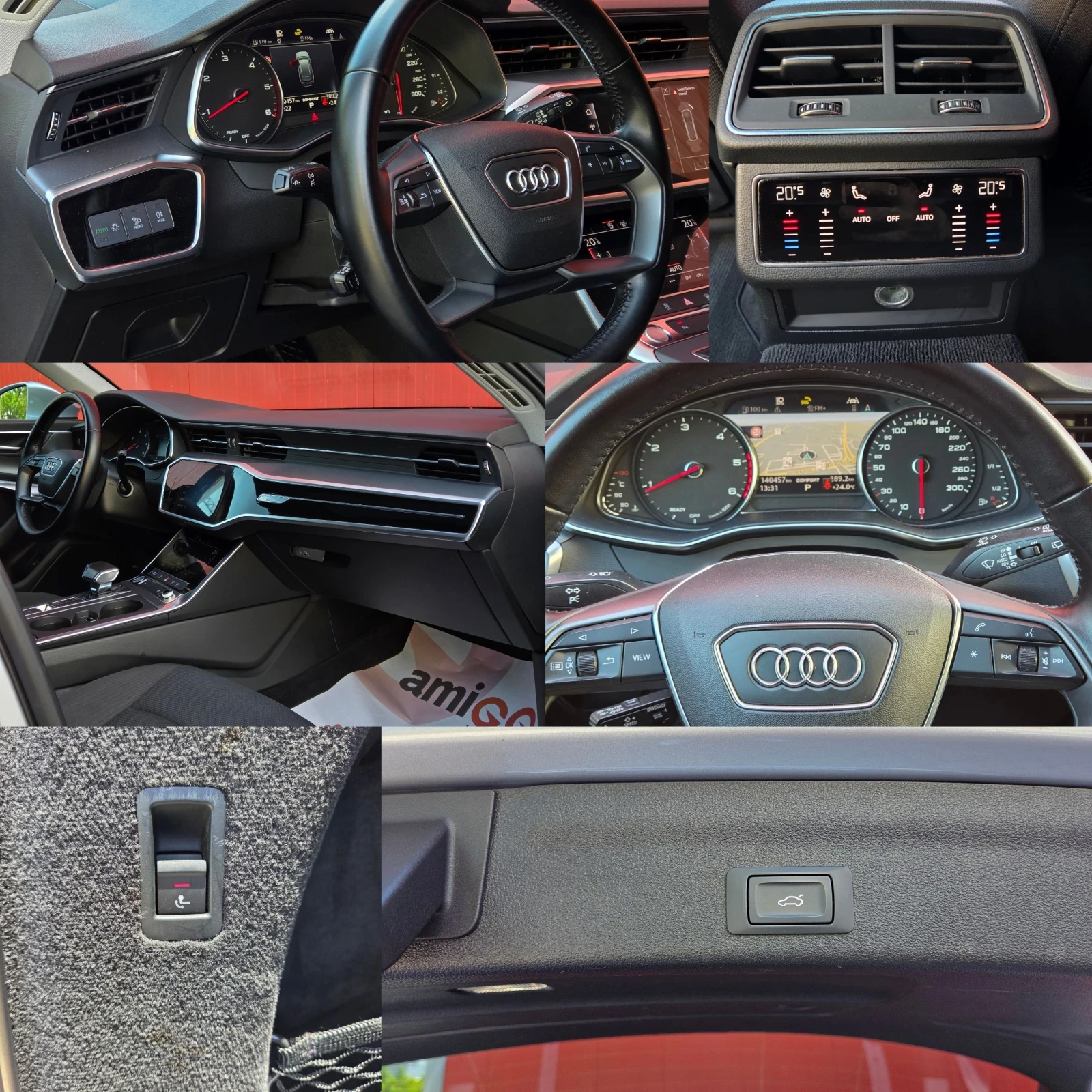 Audi A6 40TDI Регистриран!!!, снимка 17 - Автомобили и джипове - 54598163