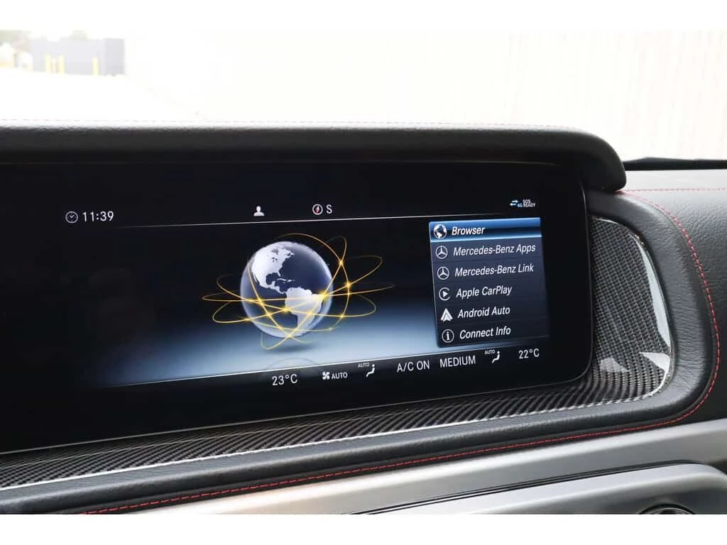 Mercedes-Benz G 500 G550 AMG/Night Pkg/ОБДУХВАНЕ/ДИСТРОНИК/BURMESTER, снимка 12 - Автомобили и джипове - 54011447