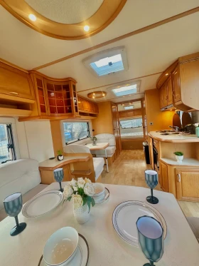 Каравана Hobby Prestige/ НОВ ВНОС / РЕГИСТРИРАНА/ БАНЯ И ТОАЛЕТНА, снимка 5