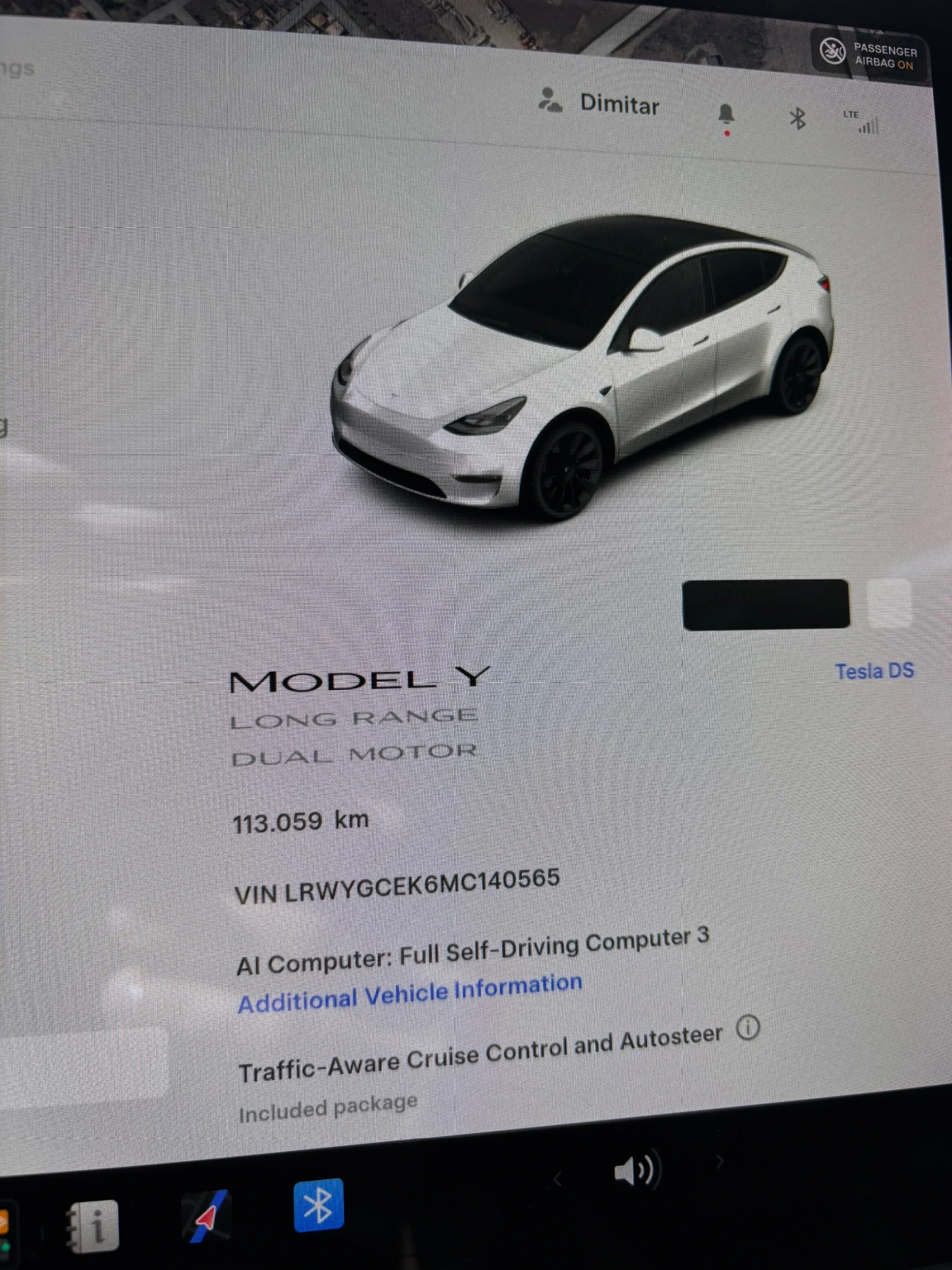 Tesla Model Y Long Range* dualmotor* гаранция до 2029* AWD* 475к, снимка 16 - Автомобили и джипове - 55892018