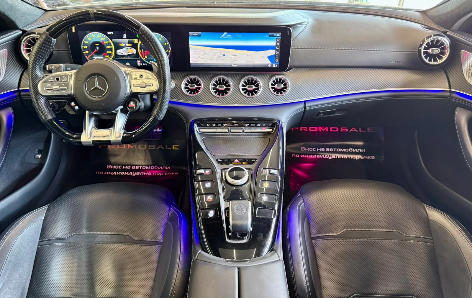 Mercedes-Benz AMG GT 53 AMG* Aeropack* FULL* 4M* Burmester* H&U* ЛИЗИНГ, снимка 10 - Автомобили и джипове - 56214433
