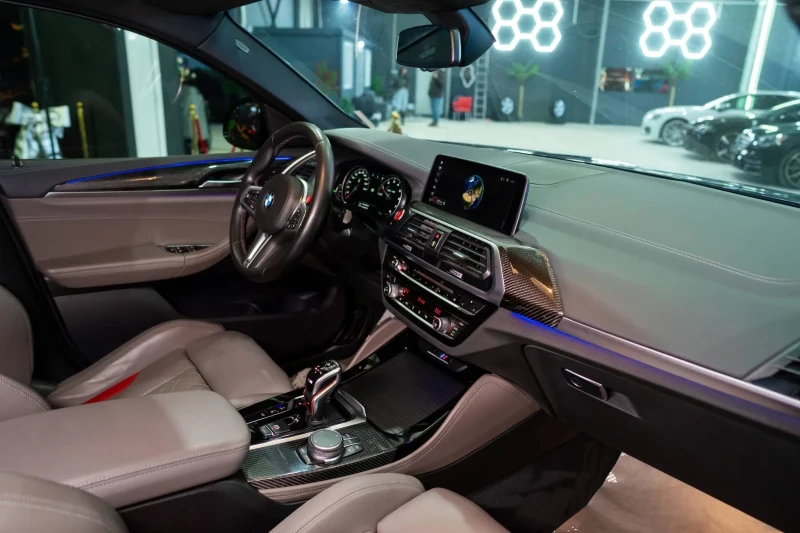 BMW X4 M COMPETITION FULL CARBON HUD ЛИЗИНГ 100%, снимка 14 - Автомобили и джипове - 53092247