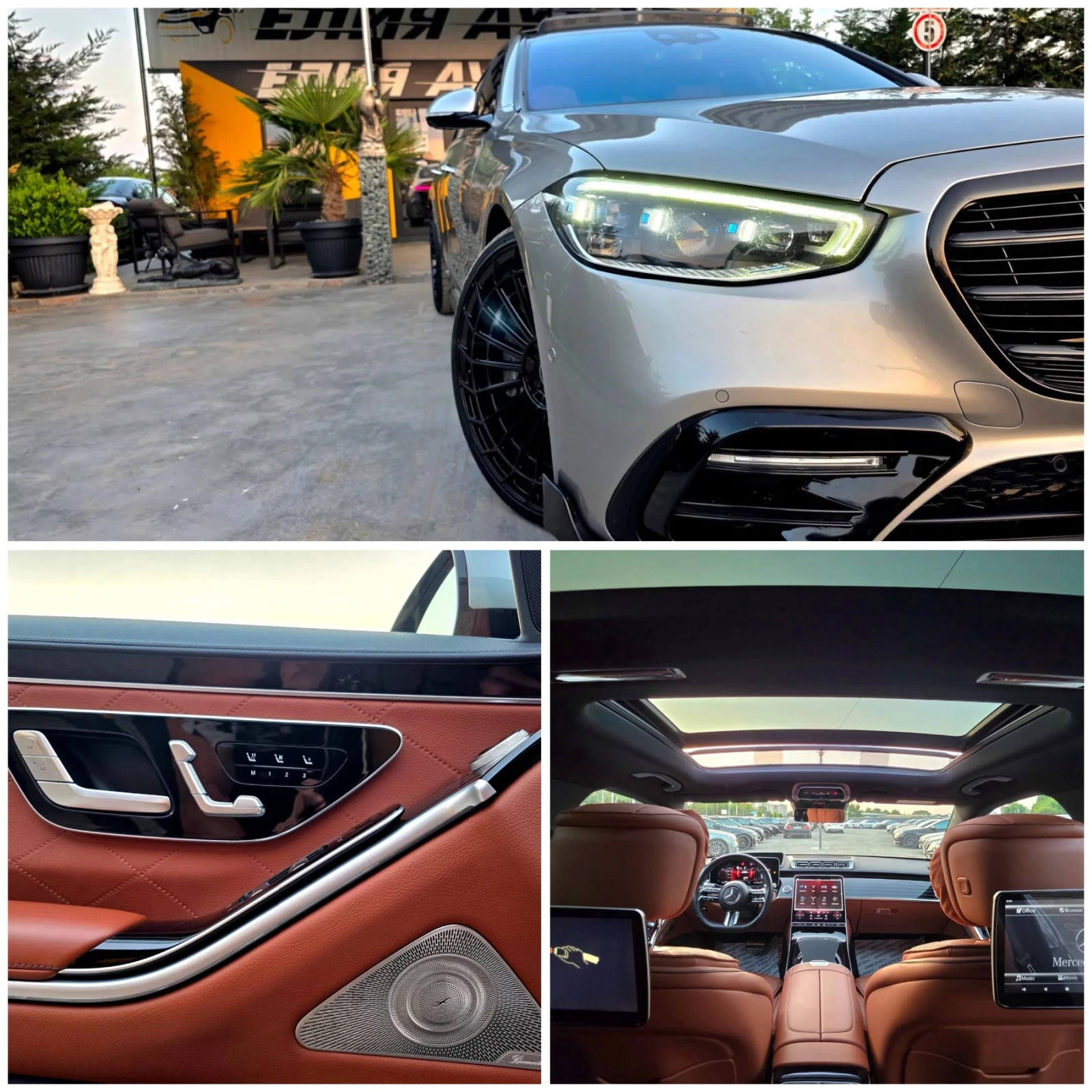 Mercedes-Benz S 350 D 4 MATIC FULL BRABUS PACK   100% | Mobile.bg   17