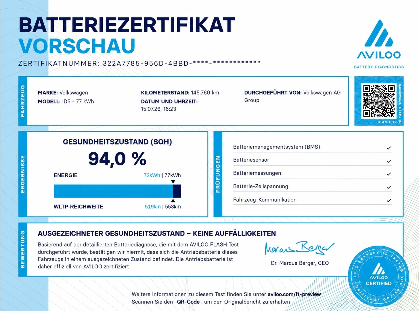 VW ID.5 PRO/82kw/SportSeats/Pano/HeadUp/360/Memory/Full, снимка 16 - Автомобили и джипове - 55401798