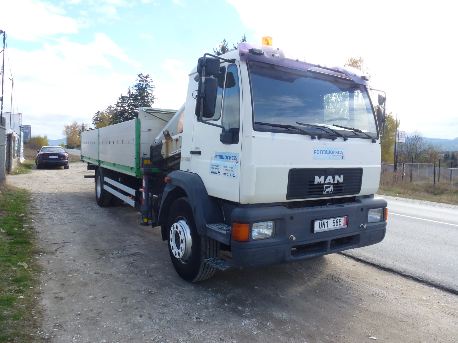Man L 18.284 5-тонен кран, снимка 2 - Камиони - 56720174