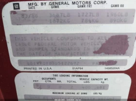 Chevrolet Corvette 5.7L V8 FI OHV F Rear Wheel Drive, снимка 11