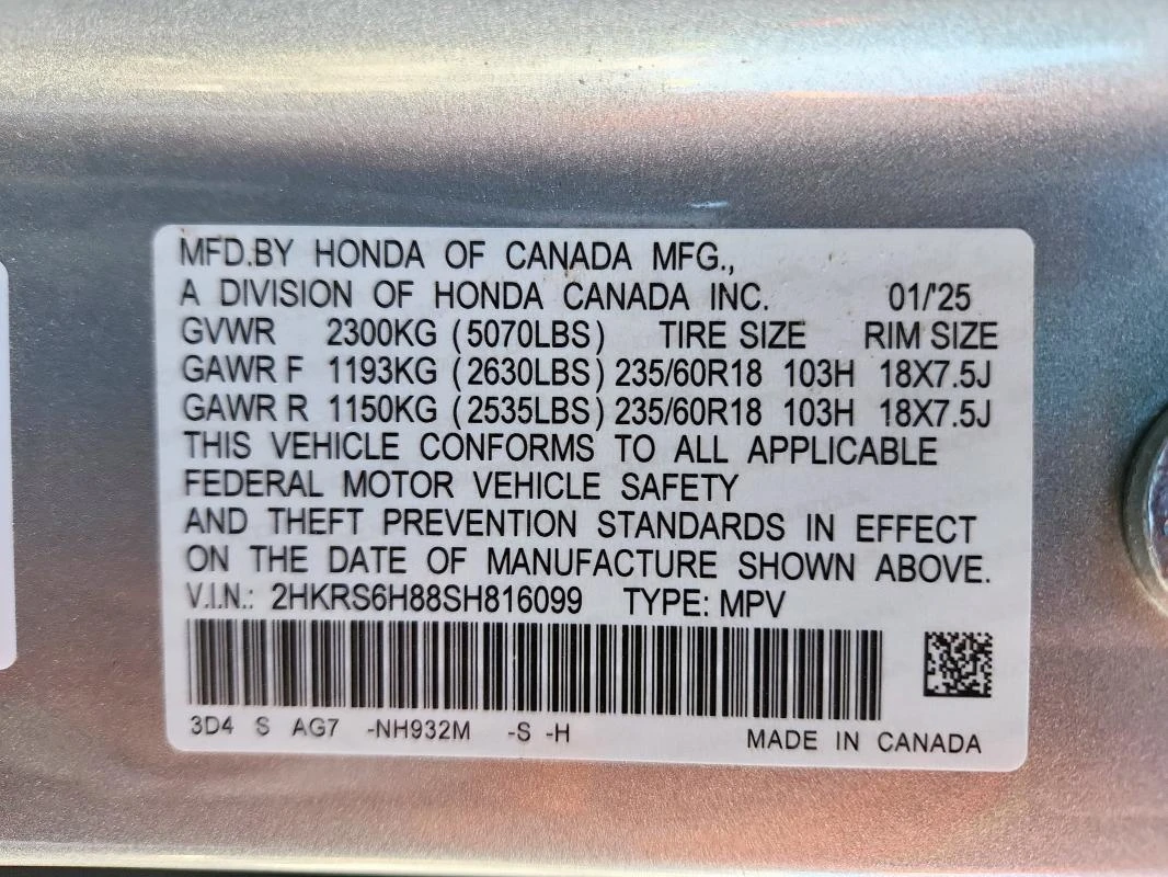 Honda Cr-v 2.0L 4 All wheel drive - изображение 7