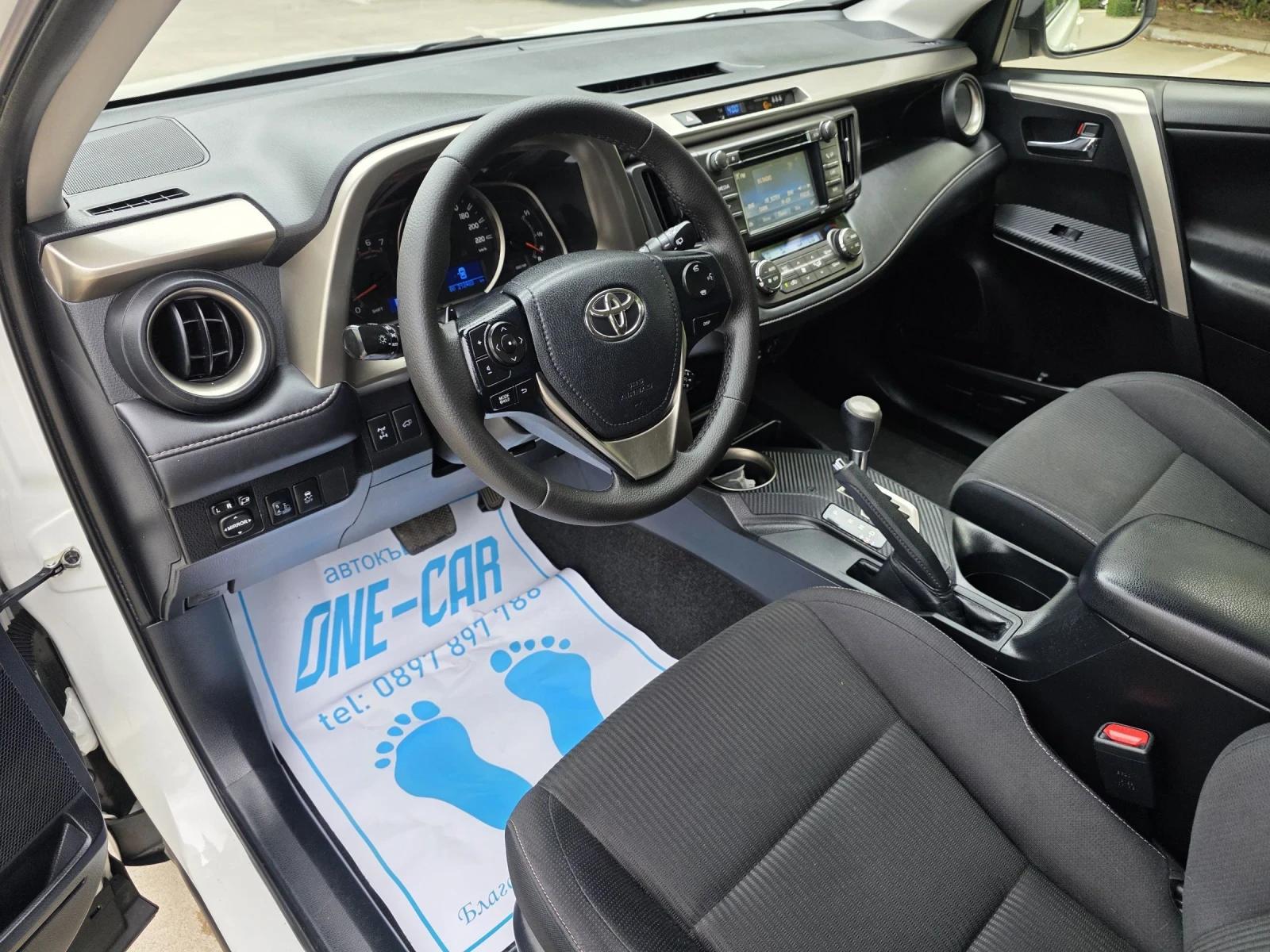 Toyota Rav4 2.2-150kc 4WD Style White, снимка 9 - Автомобили и джипове - 55189790