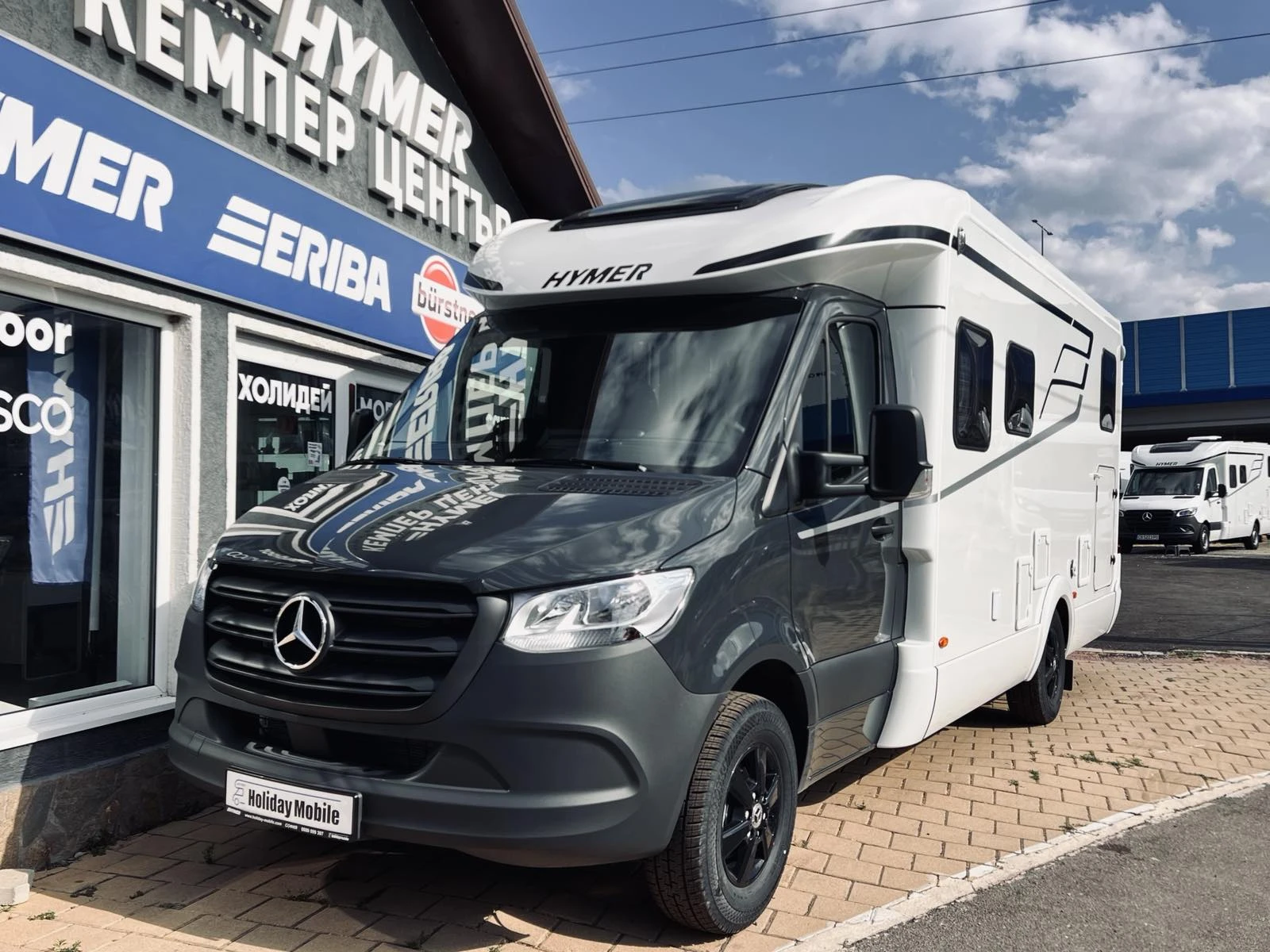Кемпер HYMER / ERIBA MERCEDES S685. 3500 kg. ДВОЕН ПОД KЛИМАТИК WEBASTO, снимка 1