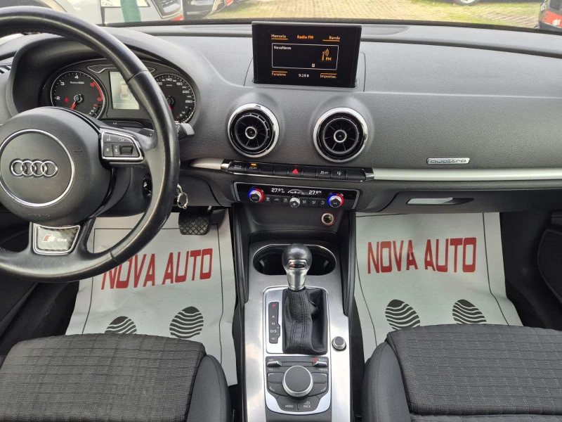 Audi A3 2.0D-QUATTRO-АВТОМАТИК-S LINE-184кс, снимка 10 - Автомобили и джипове - 53119872