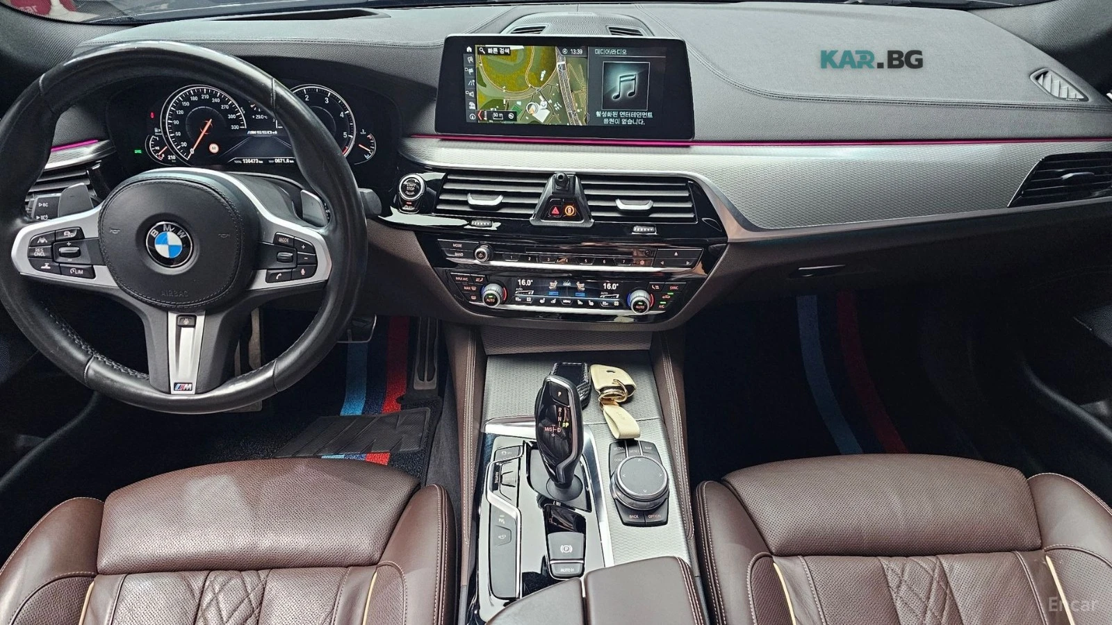BMW 550 M550D* M PACK* XDRIVE* КОЖА* ПОДГРЕВ* ОБДУХВ* ПАНО, снимка 7 - Автомобили и джипове - 55245526