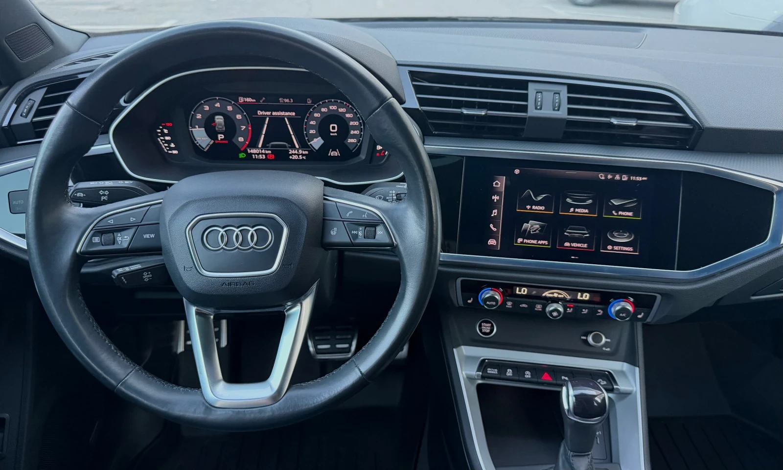 Audi Q3 45 TFSI QUATTRO FULL LED BLACK OPTIC , снимка 10 - Автомобили и джипове - 55892895