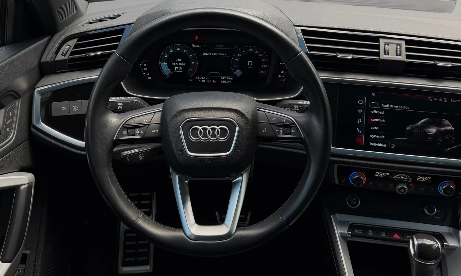 Audi Q3 45 TFSI QUATTRO FULL LED BLACK OPTIC , снимка 12 - Автомобили и джипове - 55427751