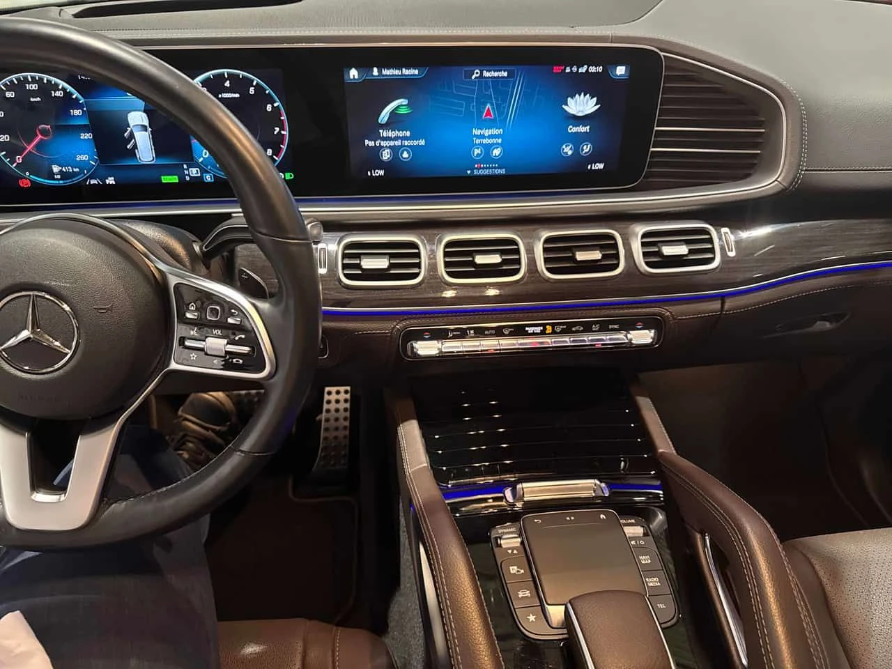 Mercedes-Benz GLS 450 BURMESTER/ОБДУХВАНЕ/ПАНОРАМА/360/HUD, снимка 9 - Автомобили и джипове - 54991922