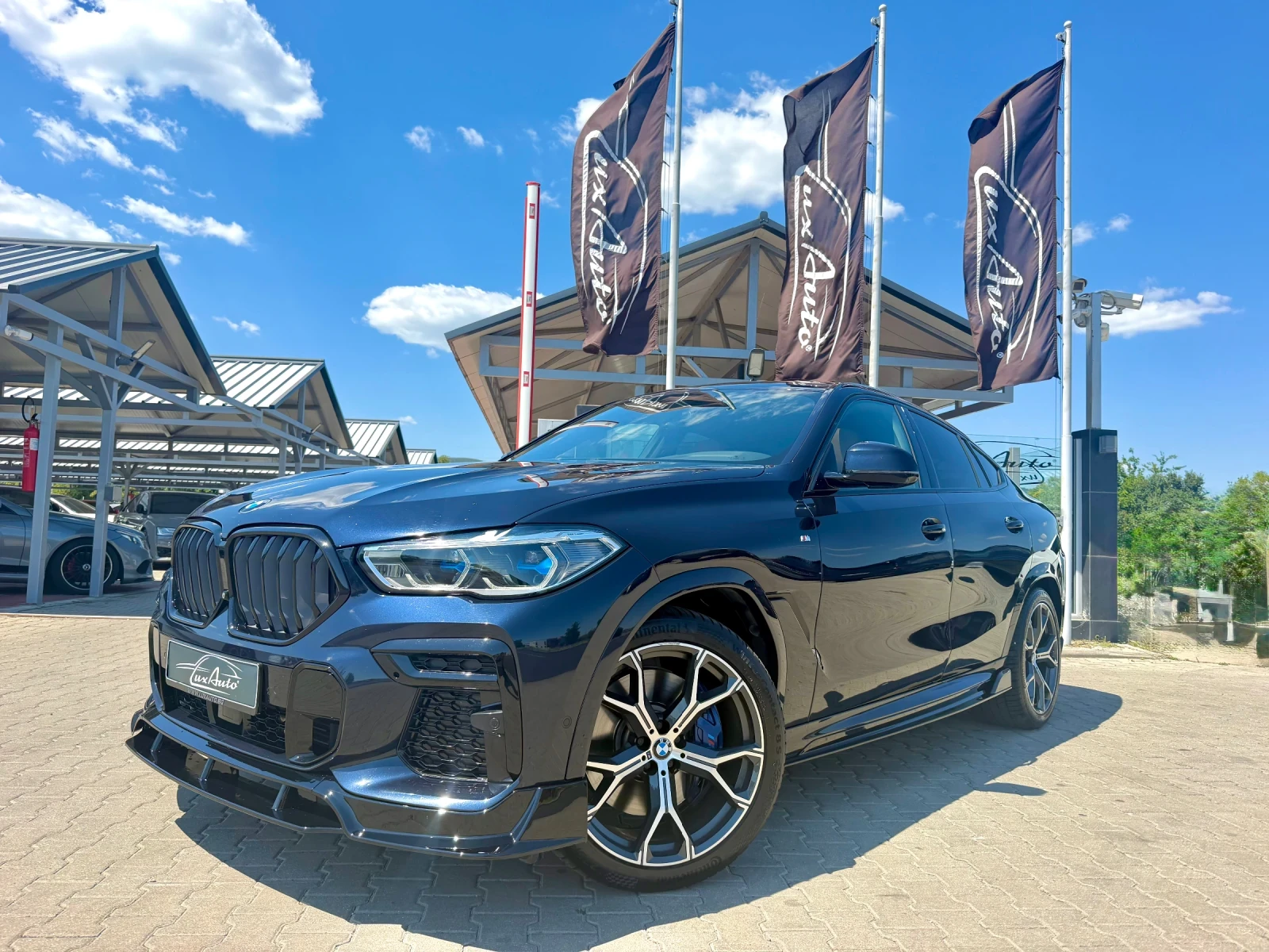 BMW X6 4.0d#LASER#MAGICSKY#ОБДУХ#CARBON#AIRMAT, снимка 2 - Автомобили и джипове - 55494724