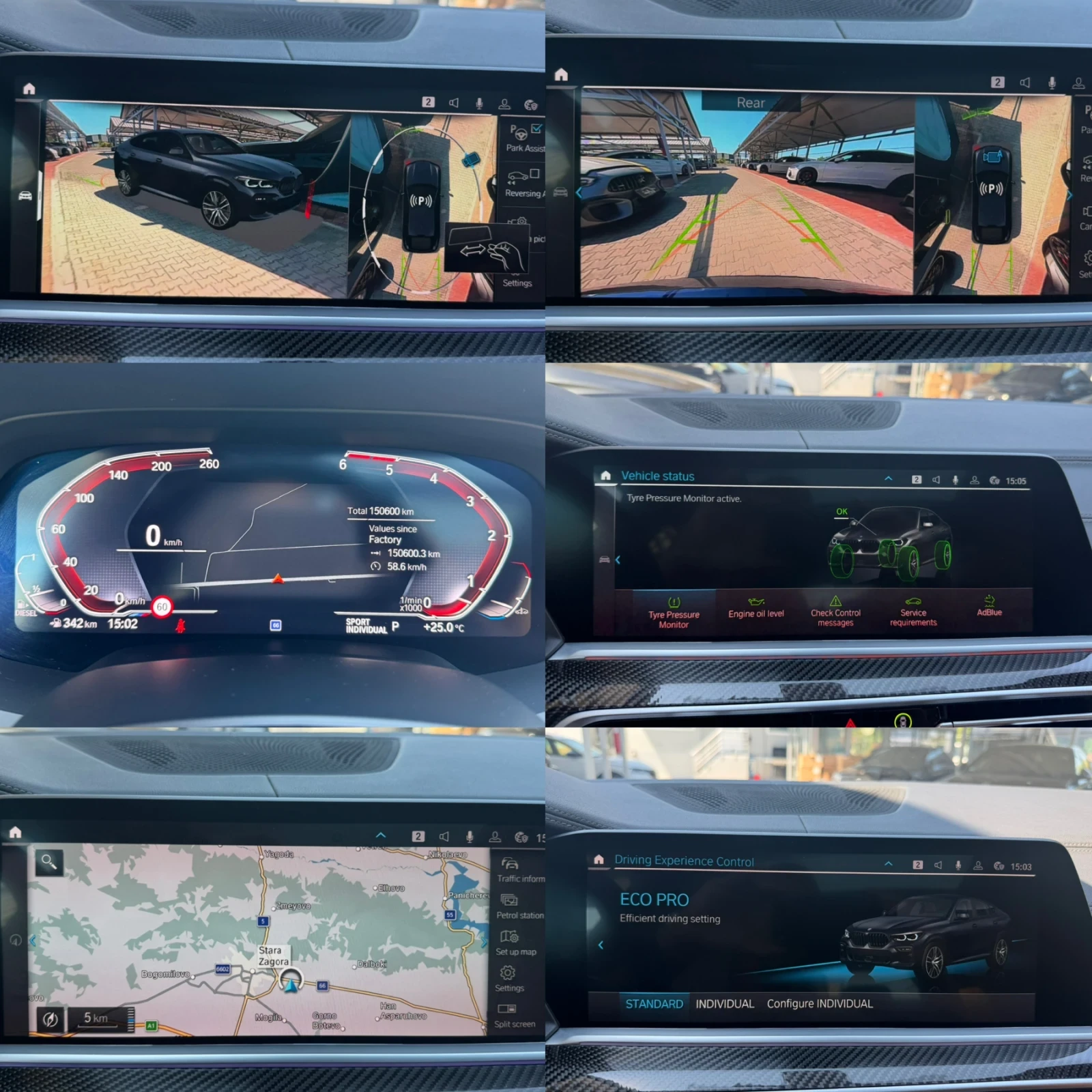 BMW X6 4.0d#LASER#MAGICSKY#ОБДУХ#CARBON#AIRMAT, снимка 15 - Автомобили и джипове - 55494724