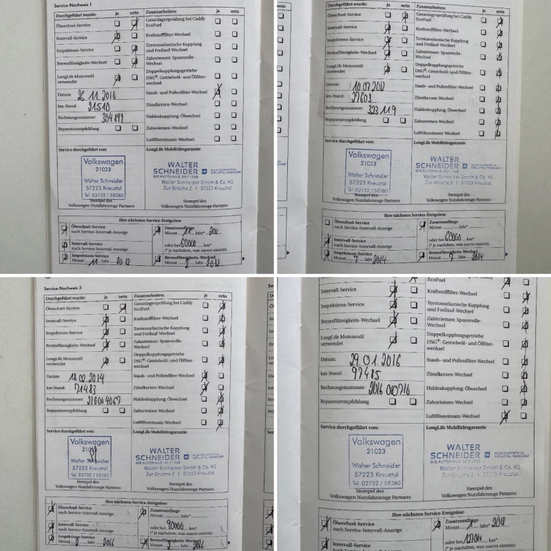 VW Caddy 2.0i EcoFuel* СЕРВИЗНА КНИЖКА С ПЪЛНА ИСТОРИЯ В VW, снимка 16 - Автомобили и джипове - 47706886