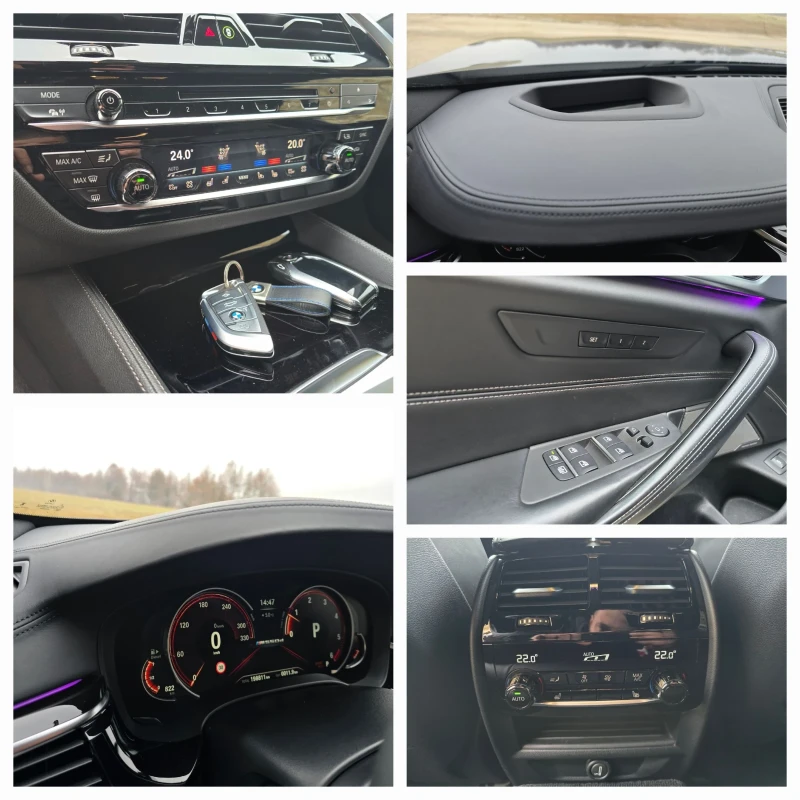 BMW 550 D 400 К.С. ИНДИВИДУАЛ / ЛЕД / ХЕД-ЪП / ВАКУМ, снимка 14 - Автомобили и джипове - 49419423