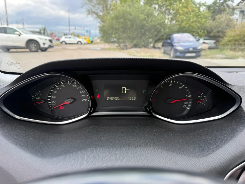 Peugeot 308 1.6 HDI NAVI LED EURO 5, снимка 13 - Автомобили и джипове - 52384415