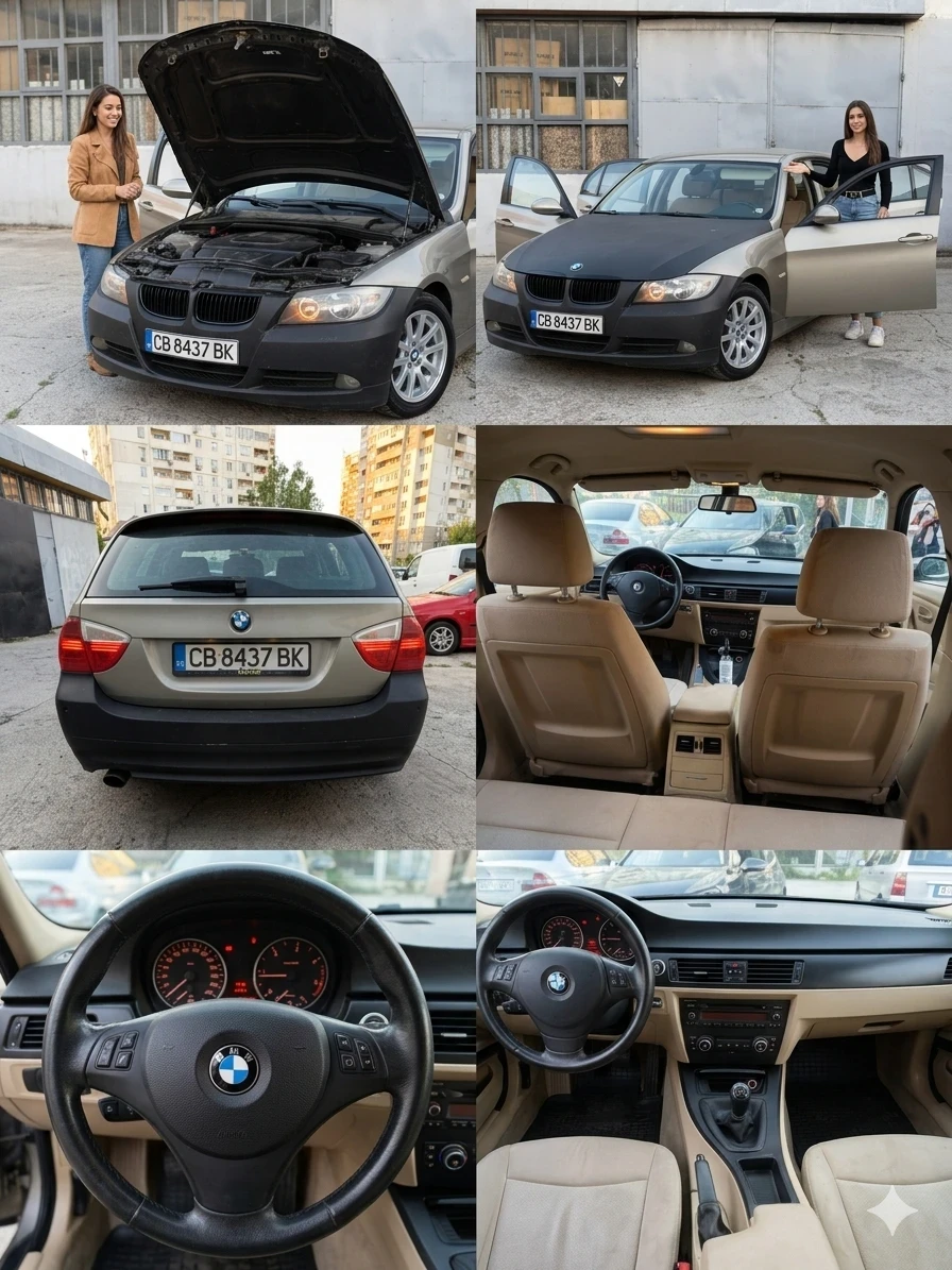 BMW 320 163, снимка 2 - Автомобили и джипове - 54723653