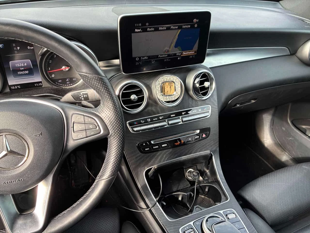 Mercedes-Benz GLC 300 CARFAX/Подгрев/Памет/Панорама/Burmester, снимка 10 - Автомобили и джипове - 53893538