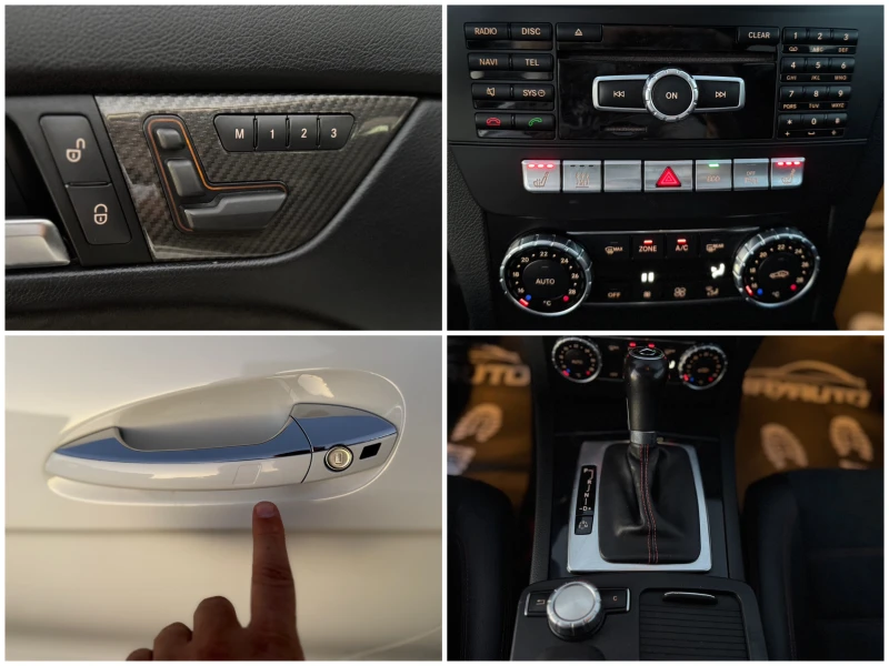 Mercedes-Benz C 250 CDI= 63 AMG= DISTRONIC= KEYLESS= PANORAMA= BLIND S, снимка 16 - Автомобили и джипове - 51750305