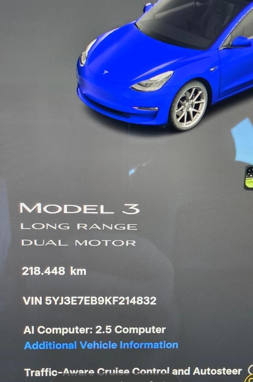 Tesla Model 3  4х4 Европейска Long Range, снимка 15 - Автомобили и джипове - 55984480