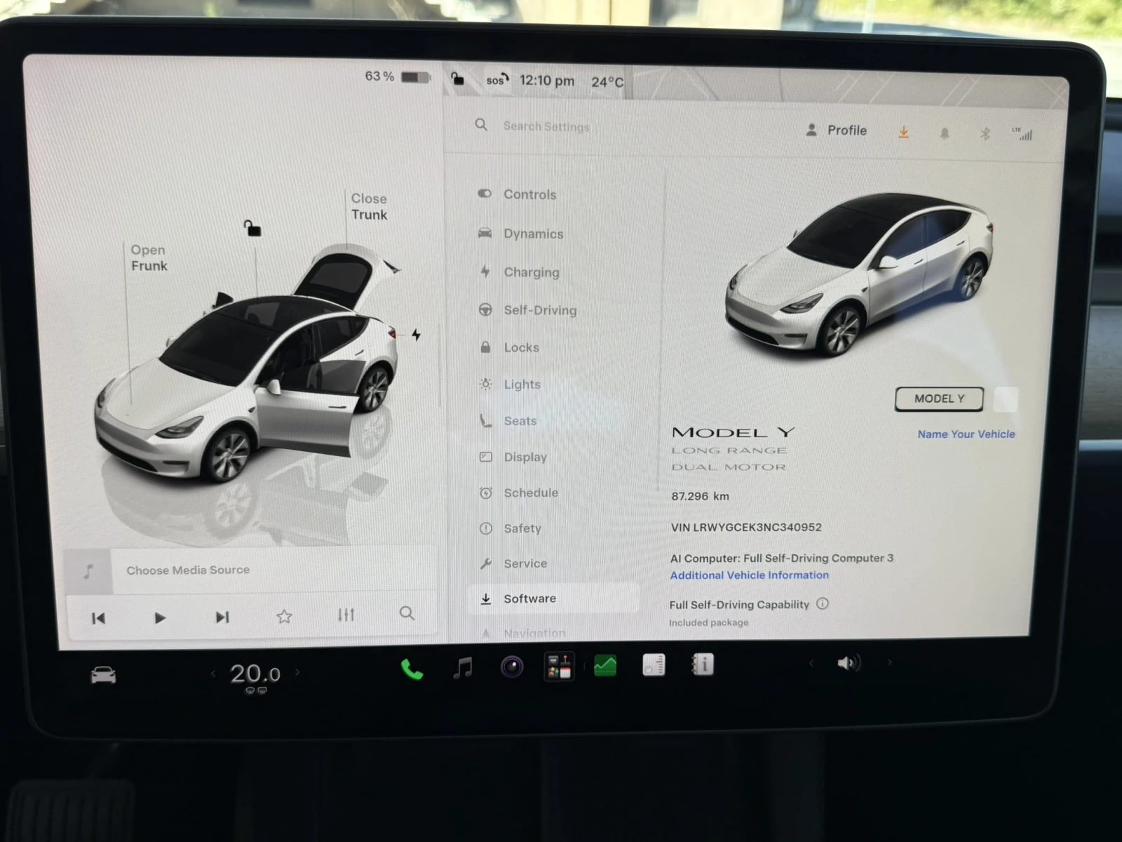Tesla Model Y  Dual Motor 75 kwh, снимка 14 - Автомобили и джипове - 56015522